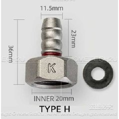Gas Stove Connecter Hob Inlet Joint Hose Connection L Shape Elbow