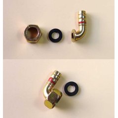Gas Stove Connecter Hob Inlet Joint Hose Connection L Shape Elbow