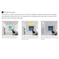 StarMax 360 Degree Ceiling AC PIR Infrared Motion Sensor LED Lamp