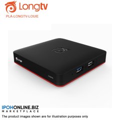 LOUiE Long TV Box Internet Smart TV ith Unlimited Channels (Black)