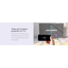 LOUiE Long TV Box Internet Smart TV ith Unlimited Channels (Black)