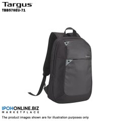 Targus 15.6 inch Intellect Laptop Water Resistant Backpack fits Notebook Original TBB578EU-71 (Black)