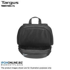 Targus 15.6 inch Intellect Laptop Water Resistant Backpack fits Notebook Original TBB578EU-71 (Black)