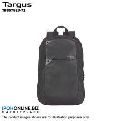 Targus 15.6 inch Intellect Laptop Water Resistant Backpack fits Notebook Original TBB578EU-71 (Black)