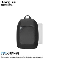 Targus 15.6 inch Intellect Laptop Water Resistant Backpack fits Notebook Original TBB578EU-71 (Black)