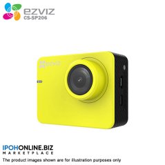 EZVIZ S2 Action + Dash 1080p 60fps Waterproof Camera with Wi-Fi Bluetooth CS-SP206 - FOC 16GB Micro SD (Yellow)