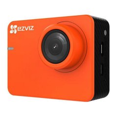 EZVIZ S2 Action + Dash 1080p 60fps Waterproof Camera with Wi-Fi Bluetooth CS-SP206 - FOC 16GB Micro SD (Orange)