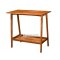 Hometech2u Poland Wooden Decoration Side Console Table (Oak)