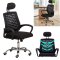 Gdeal Office Chair Backrest Function With Chrome Leg (Black)