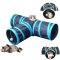 Gdeal Three-Way Ring Cat Paper Channel Pet Cat Tunnel Foldable Toys